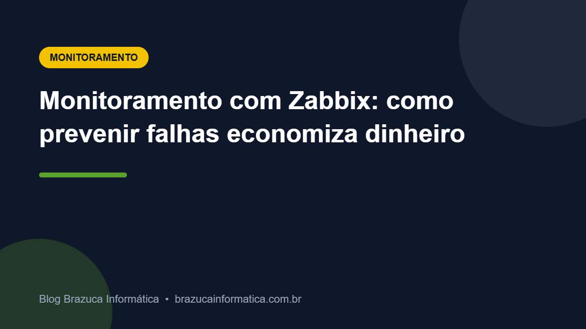 Capa: Monitoramento com Zabbix: como prevenir falhas economiza dinheiro