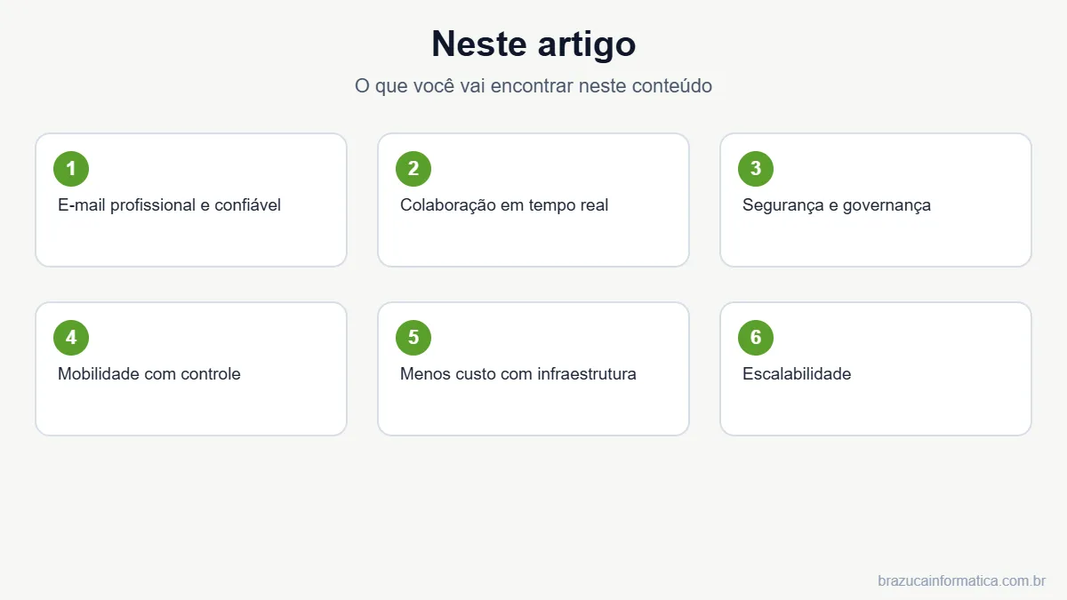 Resumo dos tópicos do artigo