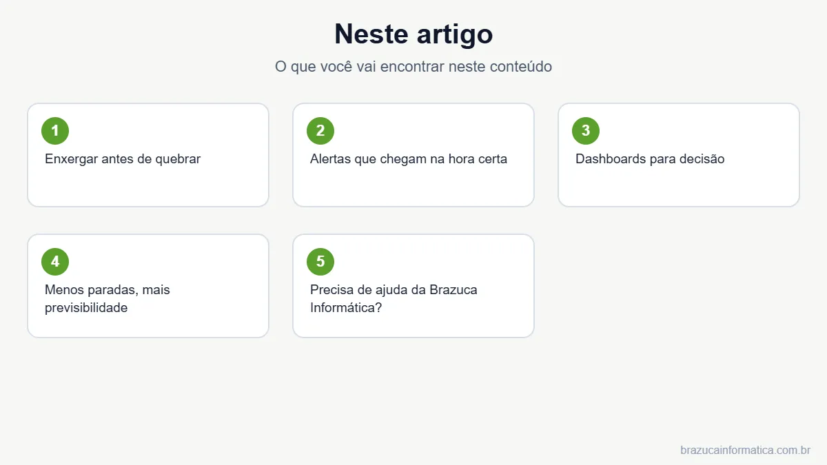 Resumo dos tópicos do artigo