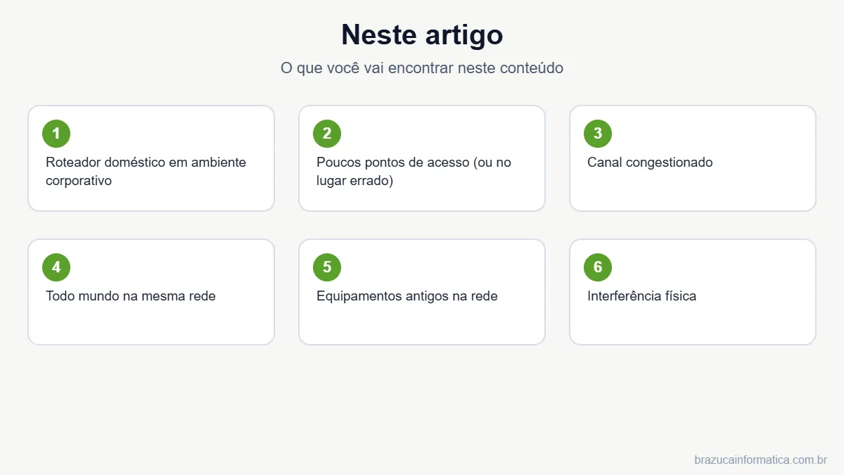 Resumo dos tópicos do artigo