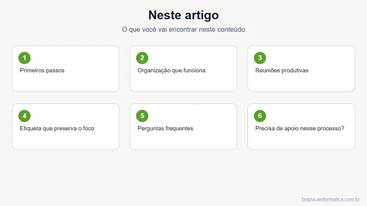 Resumo dos tópicos do artigo