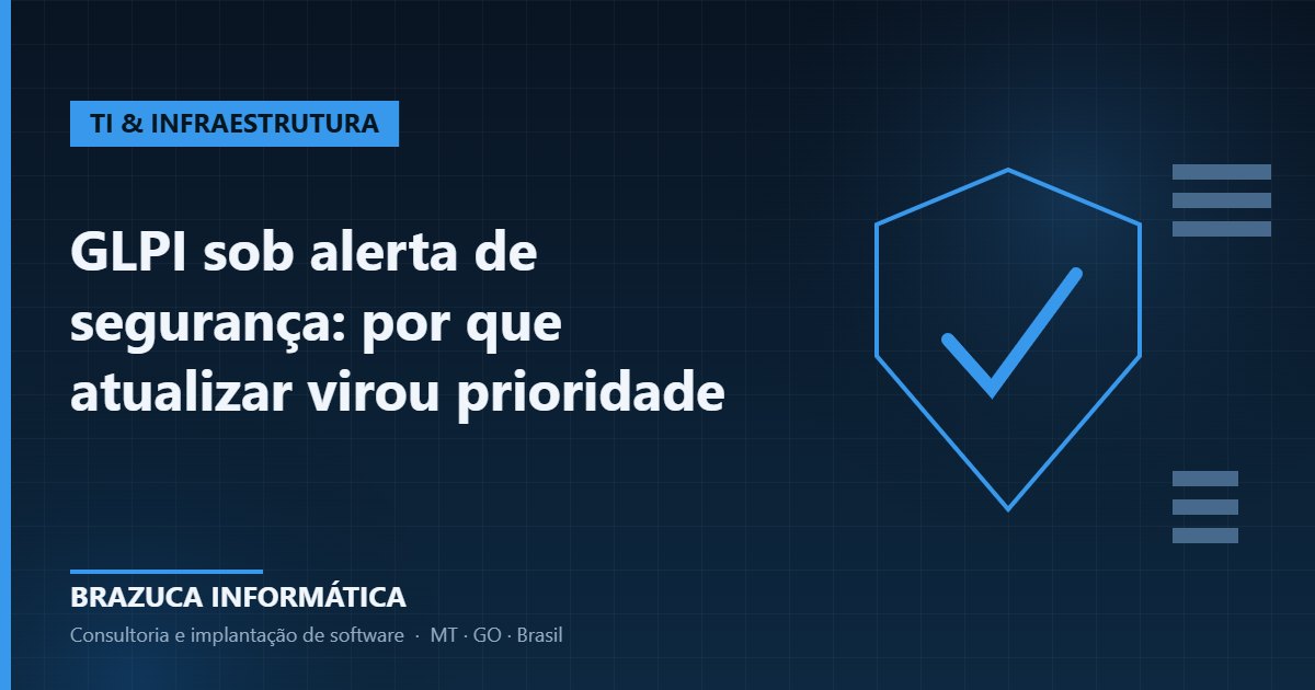 Escudo com marca de verificação representando correções de segurança no GLPI