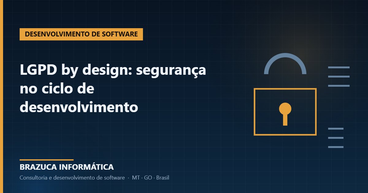 Cadeado representando segurança e privacidade desde a concepção do software